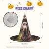 Brown Labrador Retriever Print Halloween Witch Hat view 3