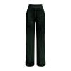 Women's High-Waisted Sequin Wide-Leg Pants, Loose Draped Casual Trousers, Plus Size, Zipper, GN2, M view 3