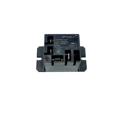 HF105F-4 220AK-1HST 220 VAC 30 A Coil Lead-Out, Wide-Pin Relay IINKUEYK (One Size)