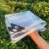 YUJIANHUAA Waterproof Clear PVC Tarp with Grommets, 126 x 197 in view 1