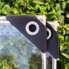 YUJIANHUAA Waterproof Clear PVC Tarp with Grommets, 126 x 197 in view 2