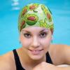 Easy-to-Wear Stretch Swim Cap for Women and Men view 4