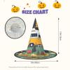 WURTON Happy Bus Campervan Print Halloween Witch Hat for Adults view 3