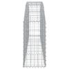 Willood Gabion with High Arch, 200 x 30 x 60/80 cm, Galvanized Iron view 4