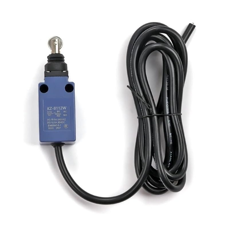 VWWJCCRO Industrial Limit Switch IP67 Sealed Travel Switch with Wire KZ-8104W/8108W/8112W (KZ-8112W)