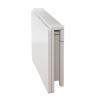 Folding Wall-Mounted Desk, White Wood view 1