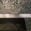 Stainless Steel Inside Corner Trim, 1.5 m, 25 x 25 mm, K240 Brushed view 4