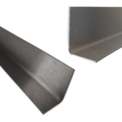 Stainless Steel Kitchen End Trim, Inner Corner, 2.5 m, 50 x 15 mm