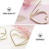 HOODANCOS 40-Piece Metal Heart-Shaped Memo Clips and Card Holders view 3