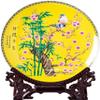 10.2-Inch Bone China Decorative Plate Ornament view 1