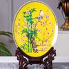 10.2-Inch Bone China Decorative Plate Ornament view 2