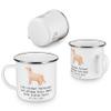 Mr. & Mrs. Panda Camping Enamel Mug Nova Scotia Duck Heart view 4