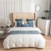 LRUPVEG Solid Bed Runner Scarf, Light Blue, 45 × 45 cm Pillowcase view 2
