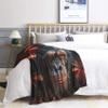 ZDABAOEC Plush Gorilla Chimpanzee Blanket, Fleece Blanket 150 x 200 cm, Soft Sofa & Couch Throw view 3