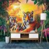 Tiger Jungle Nature Photo Wallpaper, Nonwoven Wall Mural, 350 x 256 cm view 2