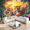 Tiger Jungle Nature Photo Wallpaper, Nonwoven Wall Mural, 350 x 256 cm view 3