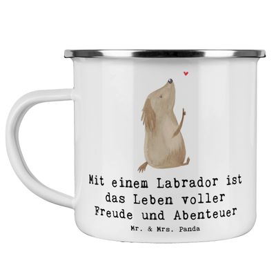 Mr. & Mrs. Panda Camping Enamel Mug – Labrador Life