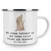Mr. & Mrs. Panda Camping Enamel Mug – Labrador Life view 3