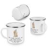 Mr. & Mrs. Panda Camping Enamel Mug – Labrador Life view 4