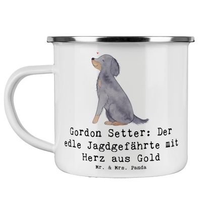 Mr. & Mrs. Panda Camping Enamel Mug – Gordon Setter