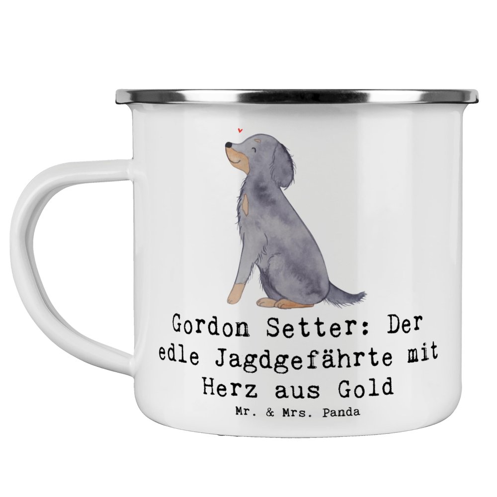 Mr. & Mrs. Panda Camping Enamel Mug – Gordon Setter