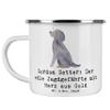 Mr. & Mrs. Panda Camping Enamel Mug – Gordon Setter view 1
