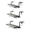 TRAGLO Metal Railing-Mounted Balcony Table, Foldable and Adjustable, Green, 90 x 25 cm view 2