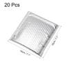 QUARKZMAN Thermal Bubble Mailers, 7.1 x 7.1 Inches, Silver view 2
