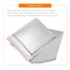 QUARKZMAN Thermal Bubble Mailers, 7.1 x 7.1 Inches, Silver view 3