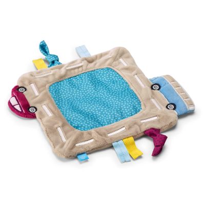 Volkswagen 7E9084413B Baby Comforter, VW Beetle and VW T1 Bus Design, 19 x 19 cm