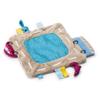 Volkswagen 7E9084413B Baby Comforter, VW Beetle and VW T1 Bus Design, 19 x 19 cm view 1