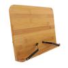 Adjustable Bamboo Book Stand for Home and Classroom view 1
