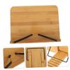 Adjustable Bamboo Book Stand for Home and Classroom view 4