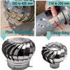 Wind-Powered Rotating Stainless Steel Chimney Cap view 2