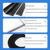 Aluminum and Polycarbonate Door Canopy, Transparent Lean-To Awning, 60 x 240 cm view 3