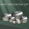 Wall Vent Cap, Turbine Ventilator, Galvanized Turbine Vent Opening, 304 Stainless Steel view 3