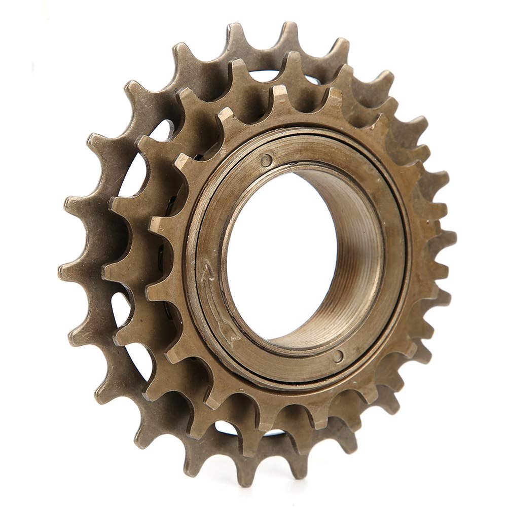 Masyrt Bicycle Freewheel, 16/19/22T Metal 3-Speed Freewheel for Mountain Bikes