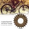 Masyrt Bicycle Freewheel, 16/19/22T Metal 3-Speed Freewheel for Mountain Bikes view 2