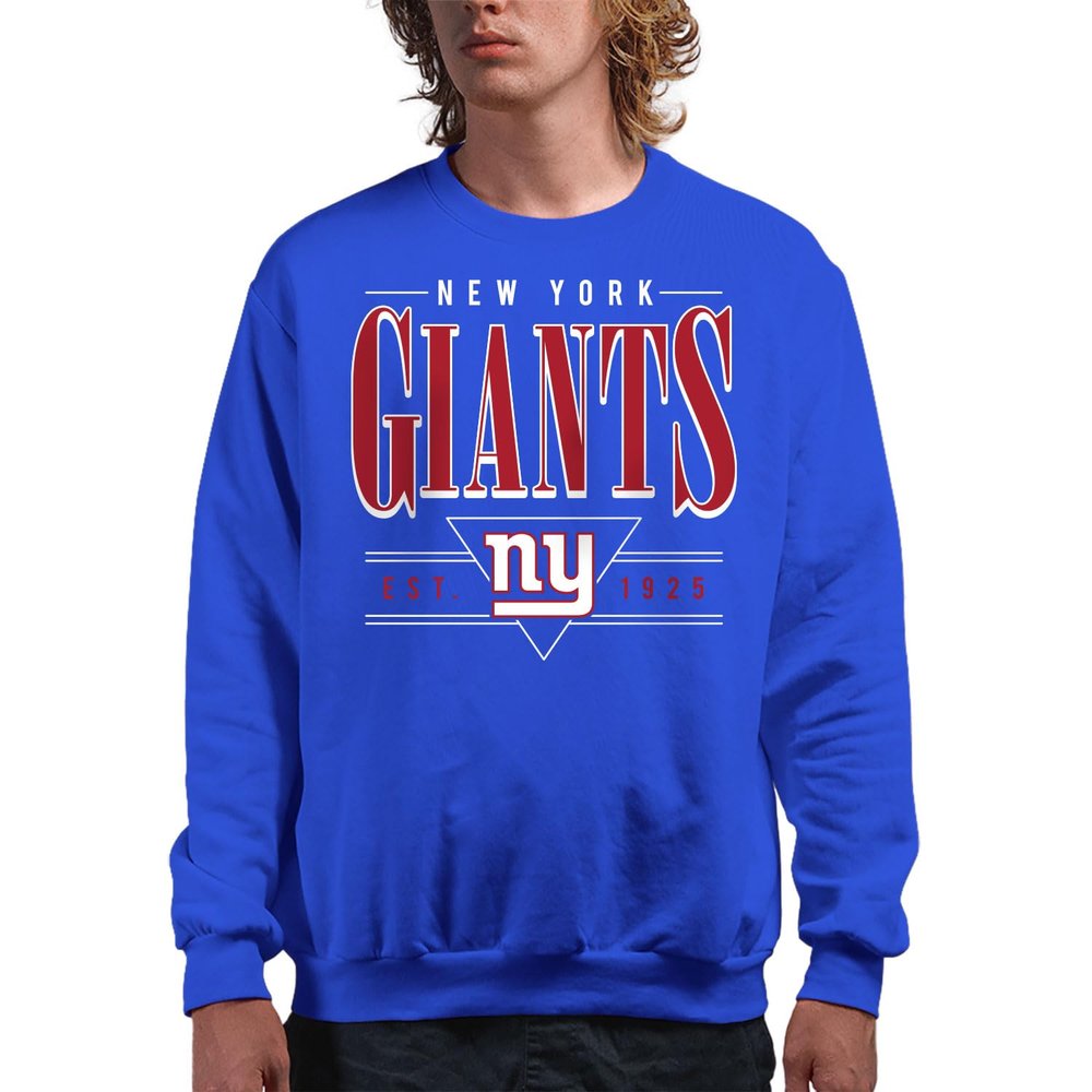 Junk Food Men's Standard X NFL Retro Officially Licensed Adult Fleece Crewneck