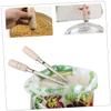Gogogmee 3-Piece Stainless Steel Grain Sampler Set with Wood Handles view 1