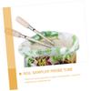 Gogogmee 3-Piece Stainless Steel Grain Sampler Set with Wood Handles view 3