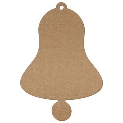 Mud-Colored Felt Bell for Decoration and Crafts, 3–60 cm