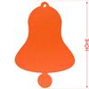 Orange Felt Bell – Decorative Crafting, 3–60 cm view 3