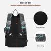 Caihoyu Tennis Sports Bag for Women, Cute and Sturdy, Holds 2 Racquets, Padded Backpack for Women, Men and Teens, Abstract Creative Dinosaur view 4