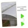 ORFOFE 50-Piece Greenhouse Clips, Windproof Plastic Clamps with Double-Head Design view 2