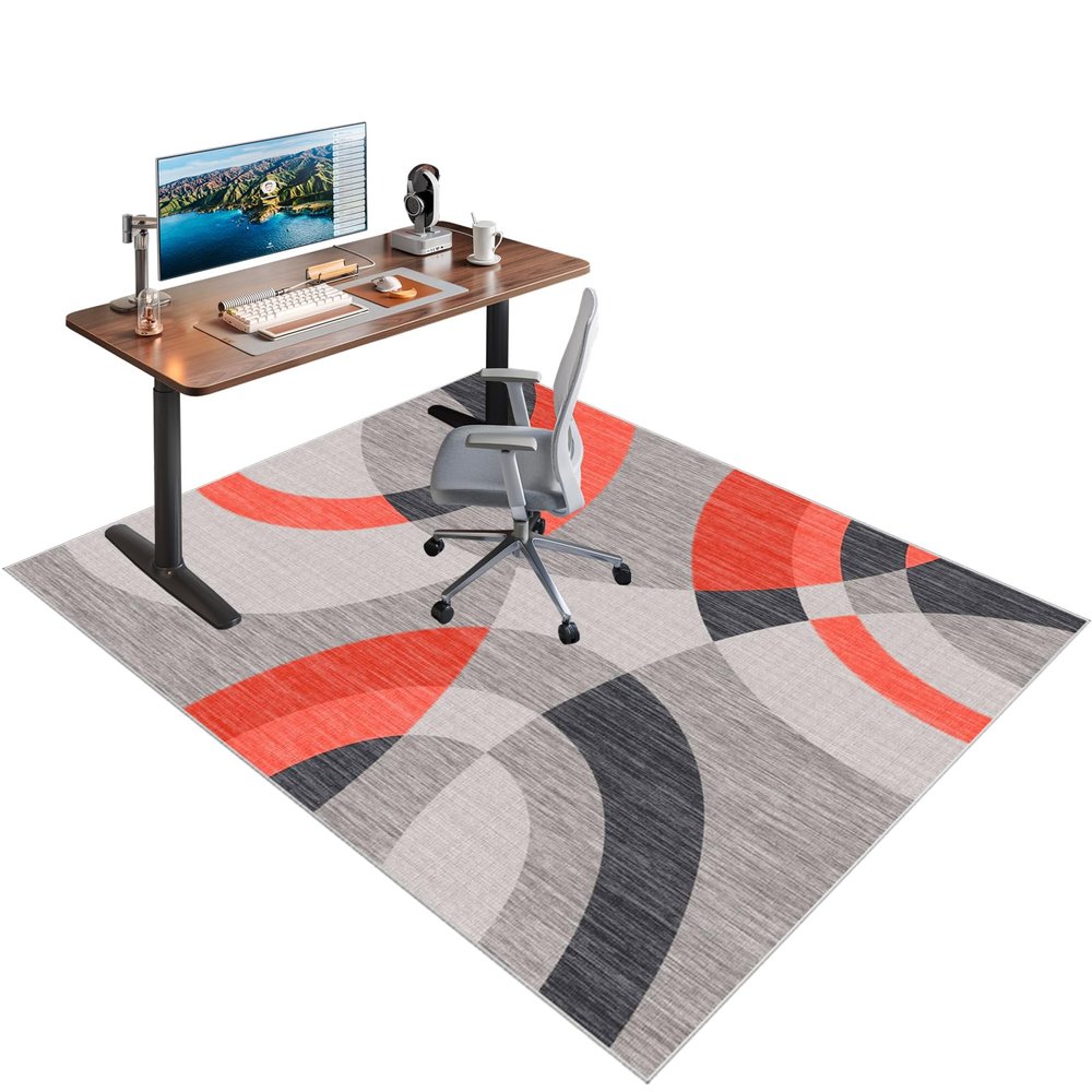 Xiaputcr Office Chair Mat, Scratch-Resistant Floor Protector, 140 x 150 cm