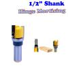 1pc 1/2" Shank Hinge Mortising Bit with Shank Bearing view 2