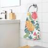 CHIFIGNO Cotton Hand Towel, Watermelon, Pineapple & Tropical Leaves, 16 x 28 in view 4