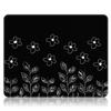 Auhoahsil Mouse Pad, 30.5 x 25.4 cm, Thick Rubber, Non-Slip, Stitched Edges, Waterproof, Black Abstract Design view 1