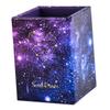 SEWACC Creative Purple Leather Pen Holder for Desk view 1
